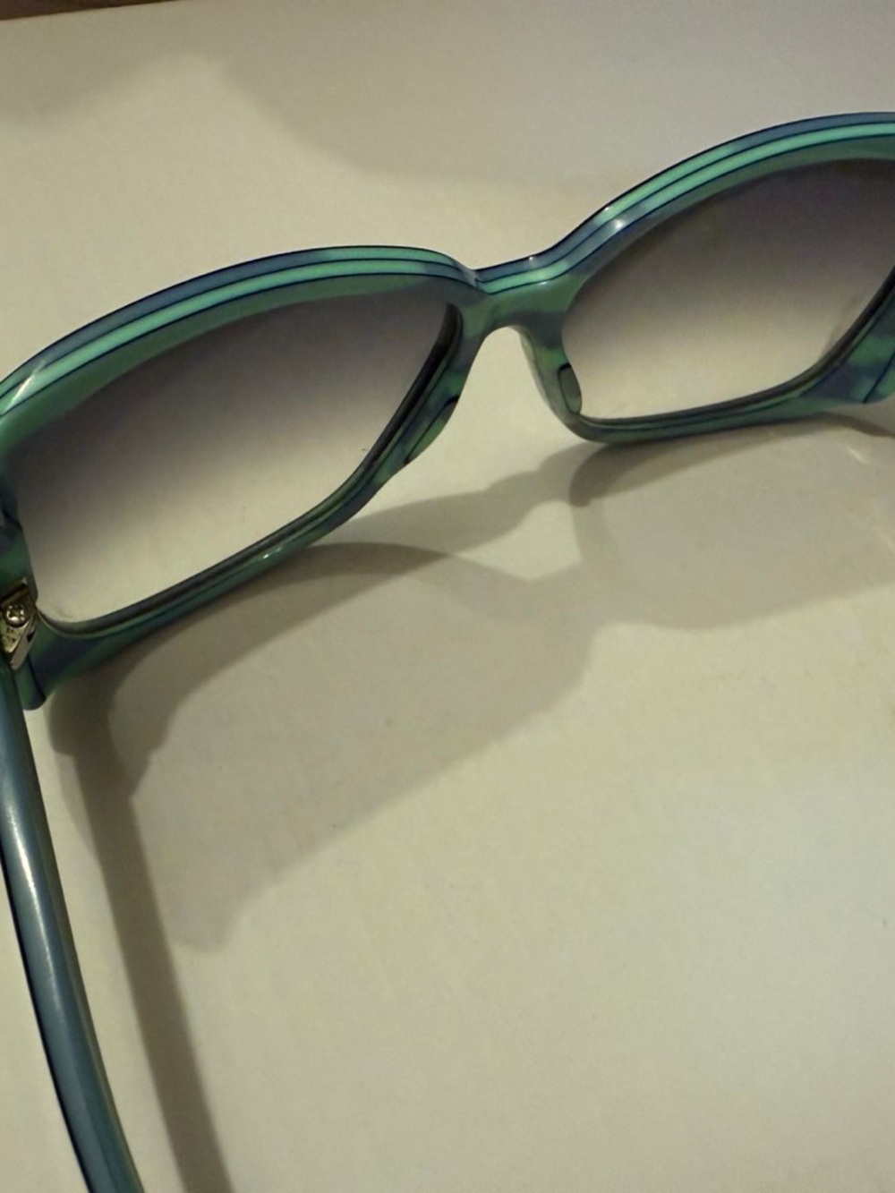 Marc by Marc Jacobs Sunglasses Green Gradient Oversized Chic Frames - Picture 9 of 9
